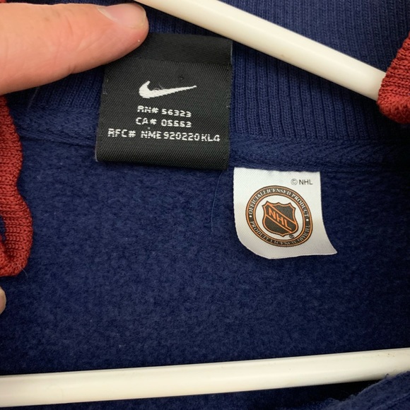 Vintage 1990s Nike Canucks 1/4 Zip Sweater - Picture 8 of 8